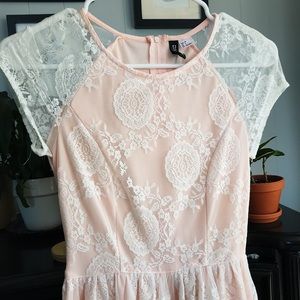 H&M Pastel Pink Lacey Dress